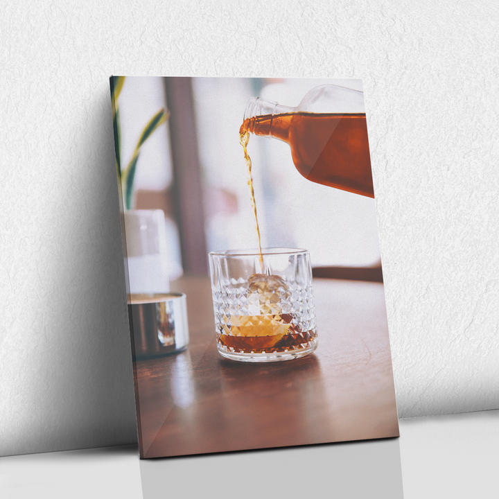 Bourbon en las rocas