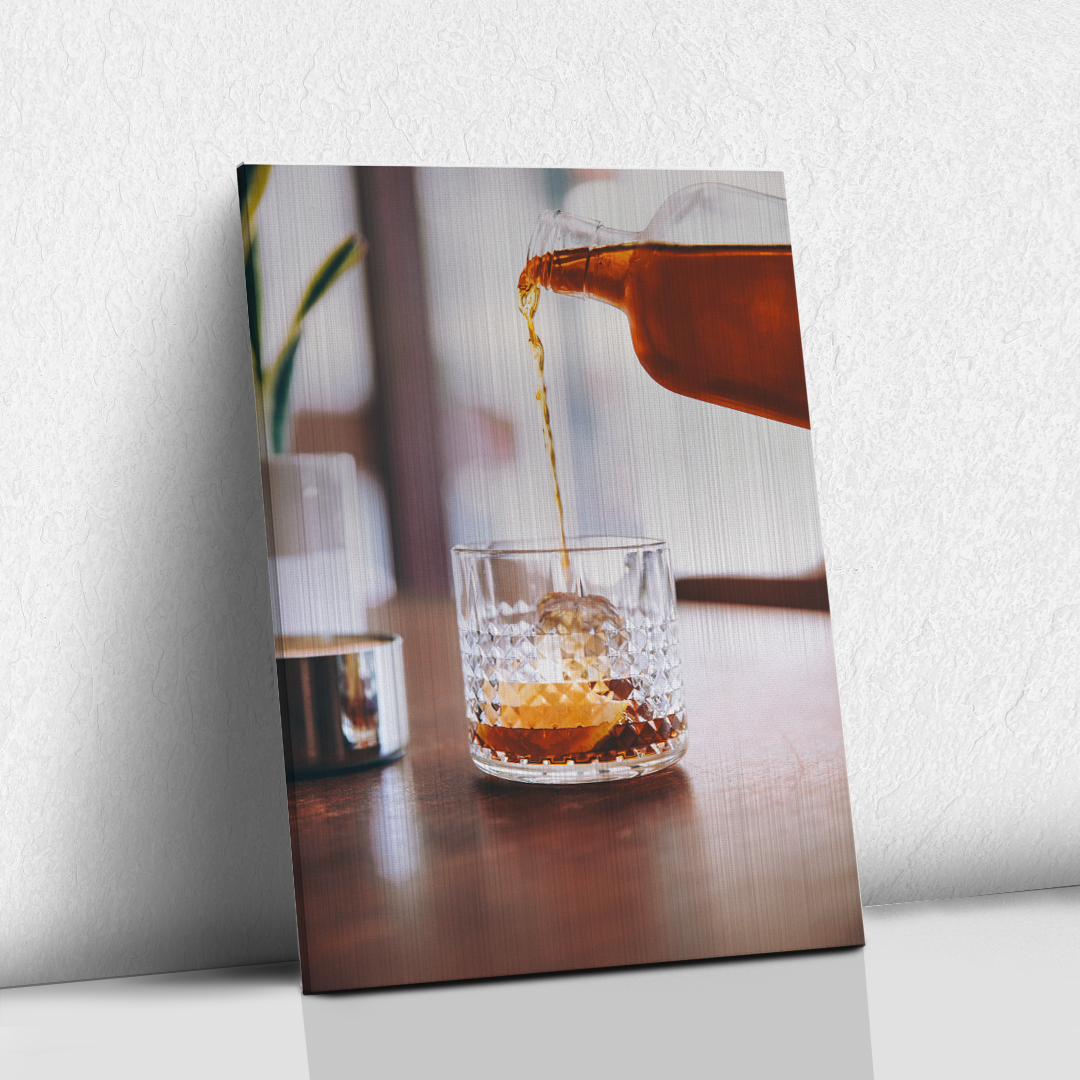 Bourbon en las rocas