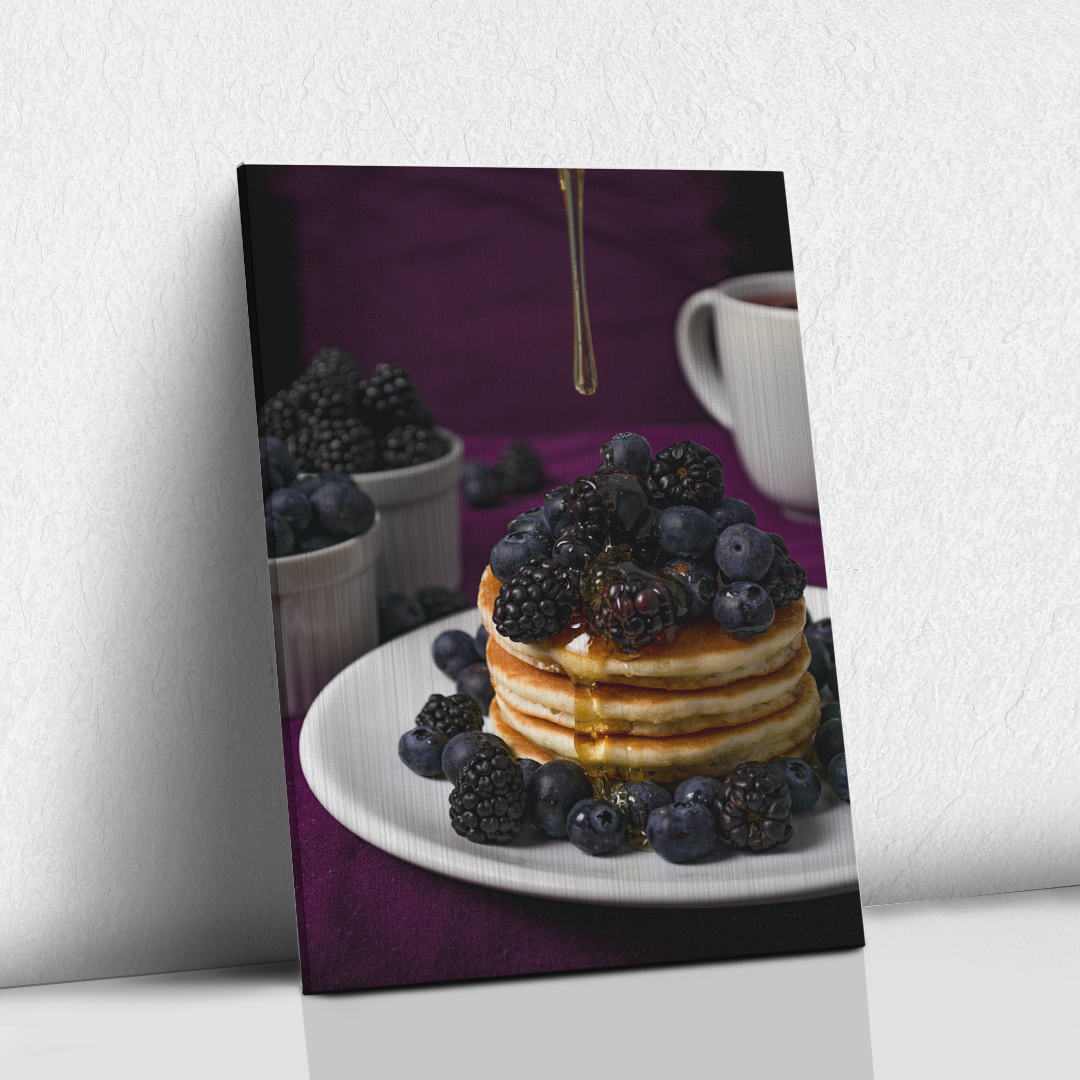 Pancakes de mora