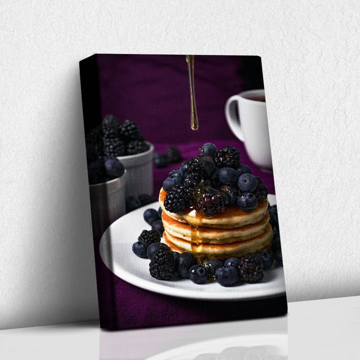Pancakes de mora