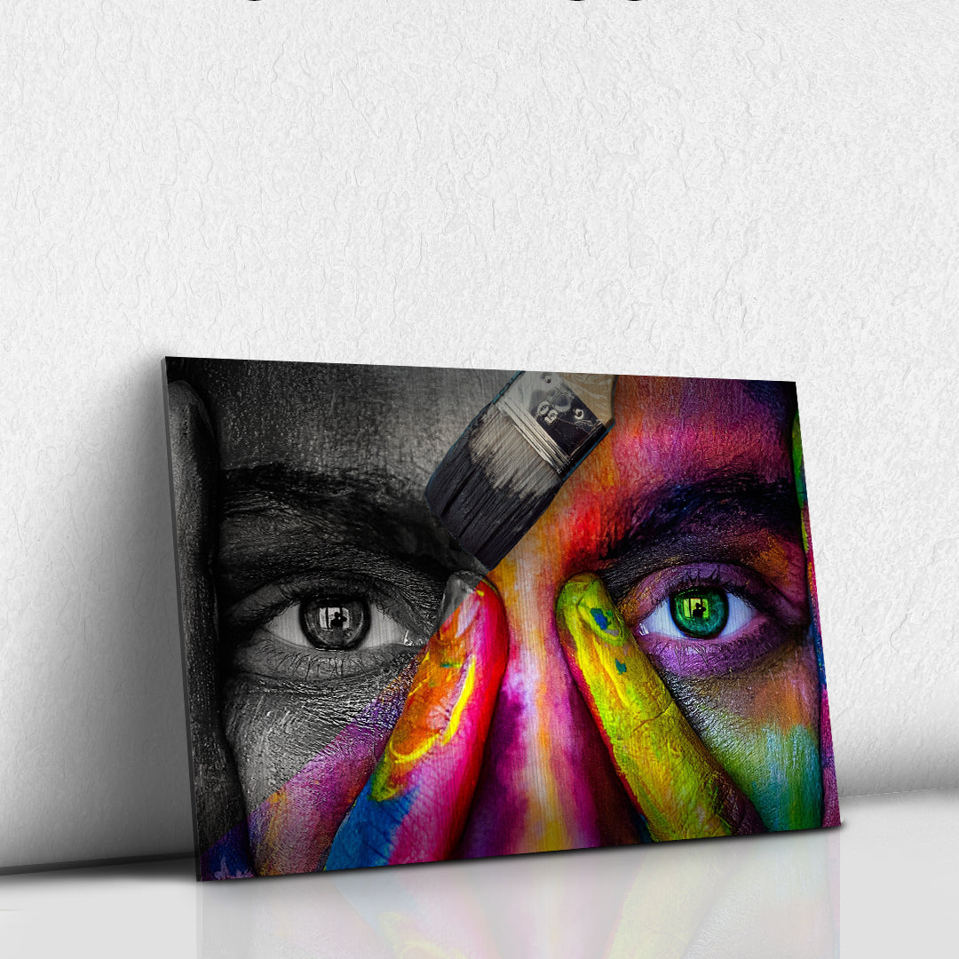 Rostro de colores