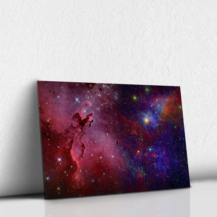 Universo rojo y azul