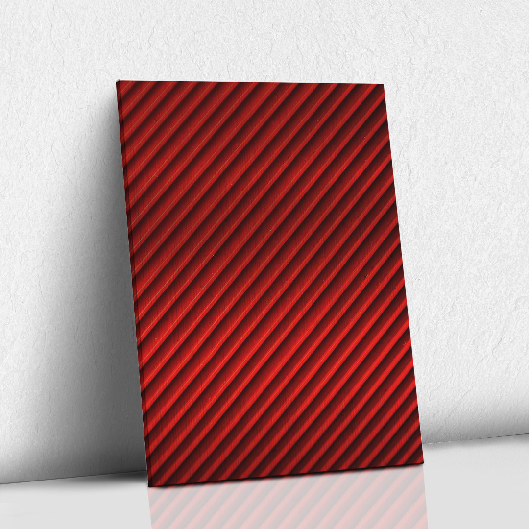 Diagonal en lineas rojas